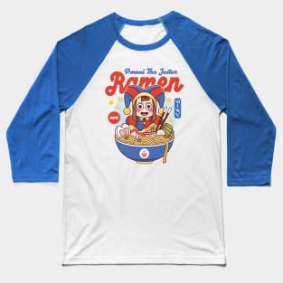 Pomni The Jester Ramen Baseball T-Shirt